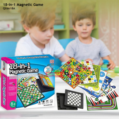 18-in-1 Magnetic Game : QX6618A